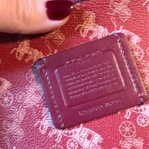 Coach Red Horse and Carriage Field Tote - Picture 7 of 7